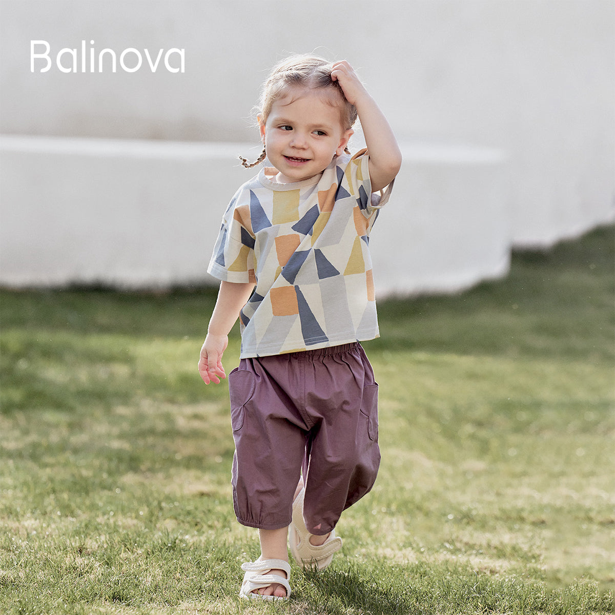 Balinova Baby Air Cotton Short Sleeve T-Shirt, Breathable Cartoon Print Tee for Toddlers