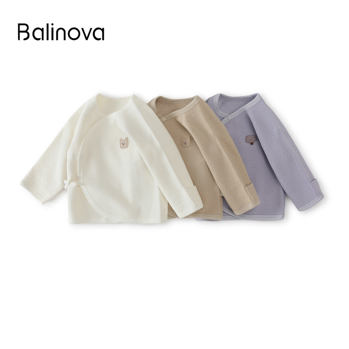 Balinova Cloud Cotton Newborn Kimono Top - Easy Dressing & Safe