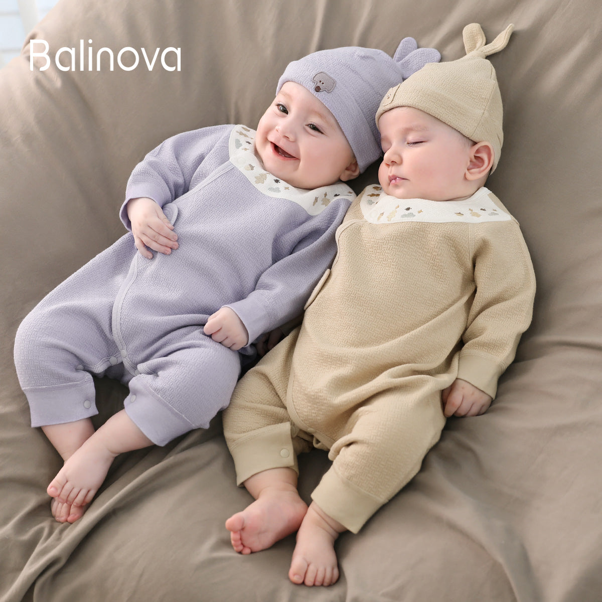 Balinova Cloud Sleep Cotton Romper - Newborn Essential