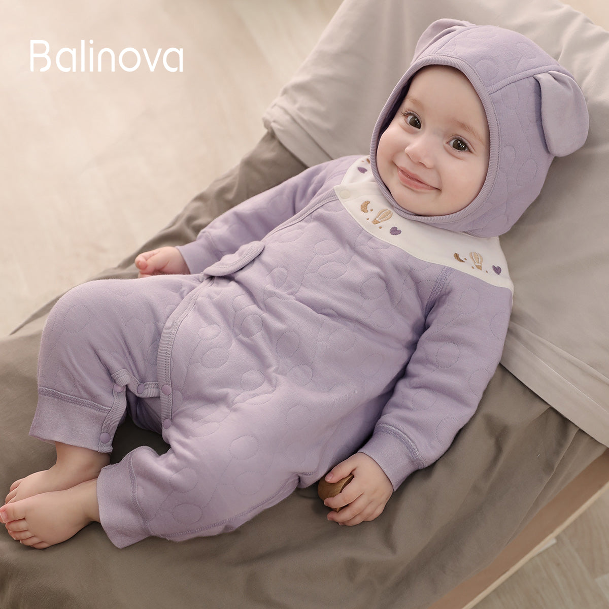 Balinova Air Cotton Baby Romper - Soft, Breathable Fall Essential