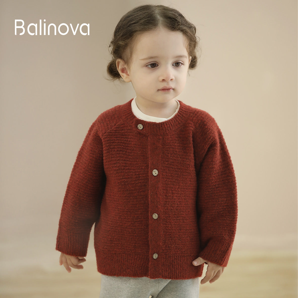 Balinova Cozy Baby Cardigan - Rainbow Striped Collection - Balinova
