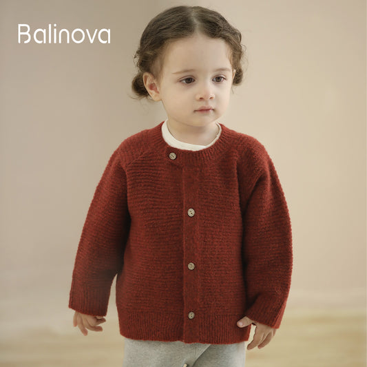 Balinova Cozy Baby Cardigan - Rainbow Striped Collection - Balinova