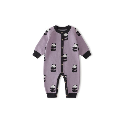 Balinova Cozy Cotton Baby Romper - Panda Collection - Balinova