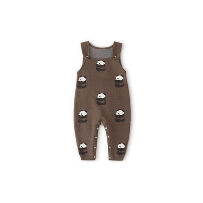 Balinova Cozy Cotton Baby Overalls - Panda Collection - Balinova