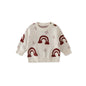 Balinova Baby Knit Sweater | 100% Cotton Anti-Static Rainbow Pullover for Toddlers - Balinova