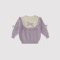 Girls' sweater 2026 new spring and autumn children's knitwear sweet and cute spring clothing pure cotton top baby girls' knitted sweater - Balinova