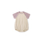 Balinova Baby Silk Blend Short Sleeve Rompers Raglan Sleeve Breathable Bodysuits for Infants
