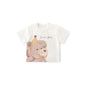 Balinova Baby Cotton Short Sleeve T-Shirt, Breathable Air Cotton Cartoon Print Tee for Toddlers