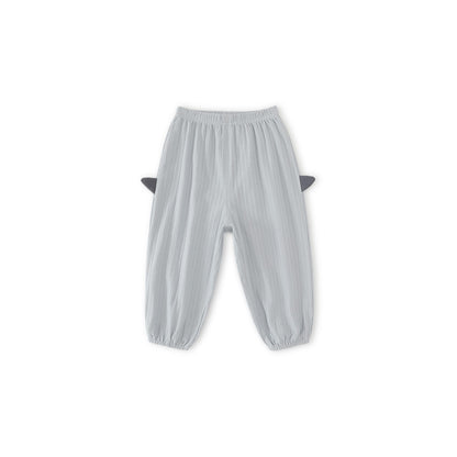 Balinova Baby mosquito-proof pants summer casual pants children's pants boys' pure cotton summer clothes girls' long pants baby open-crotch pants