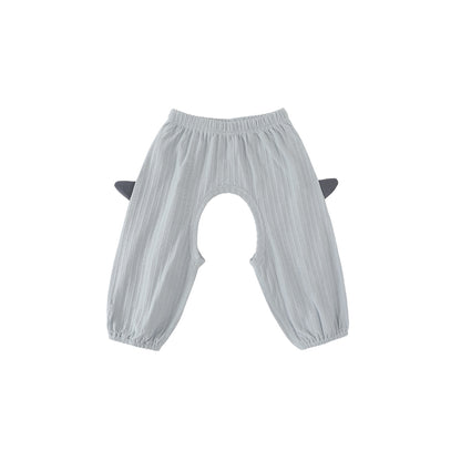 Balinova Baby mosquito-proof pants summer casual pants children's pants boys' pure cotton summer clothes girls' long pants baby open-crotch pants