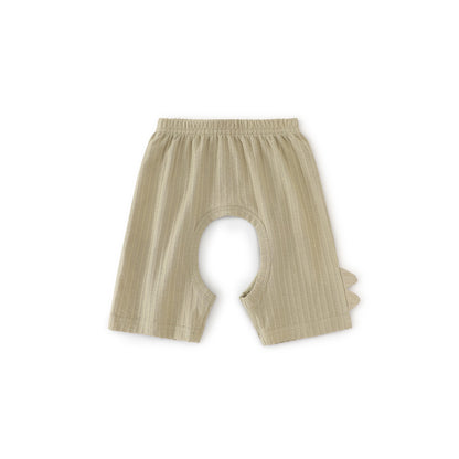 Balinova Baby Open Crotch Cotton Shorts, Breathable Casual Pants for Toddlers