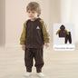 Balinova Baby Hoodie & Jogger Set | Soft Milk Fabric Infant Track Suit with Side Stripe