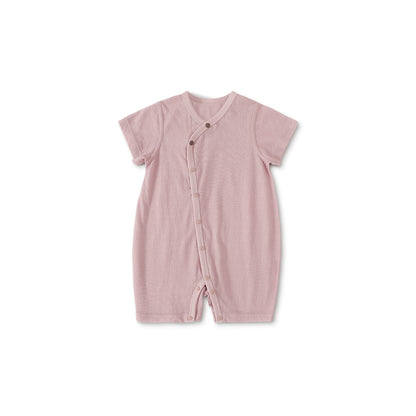 Balinova Baby Tencel Modal Blend Short Sleeve Rompers Ultra-Soft Breathable Newborn Bodysuits