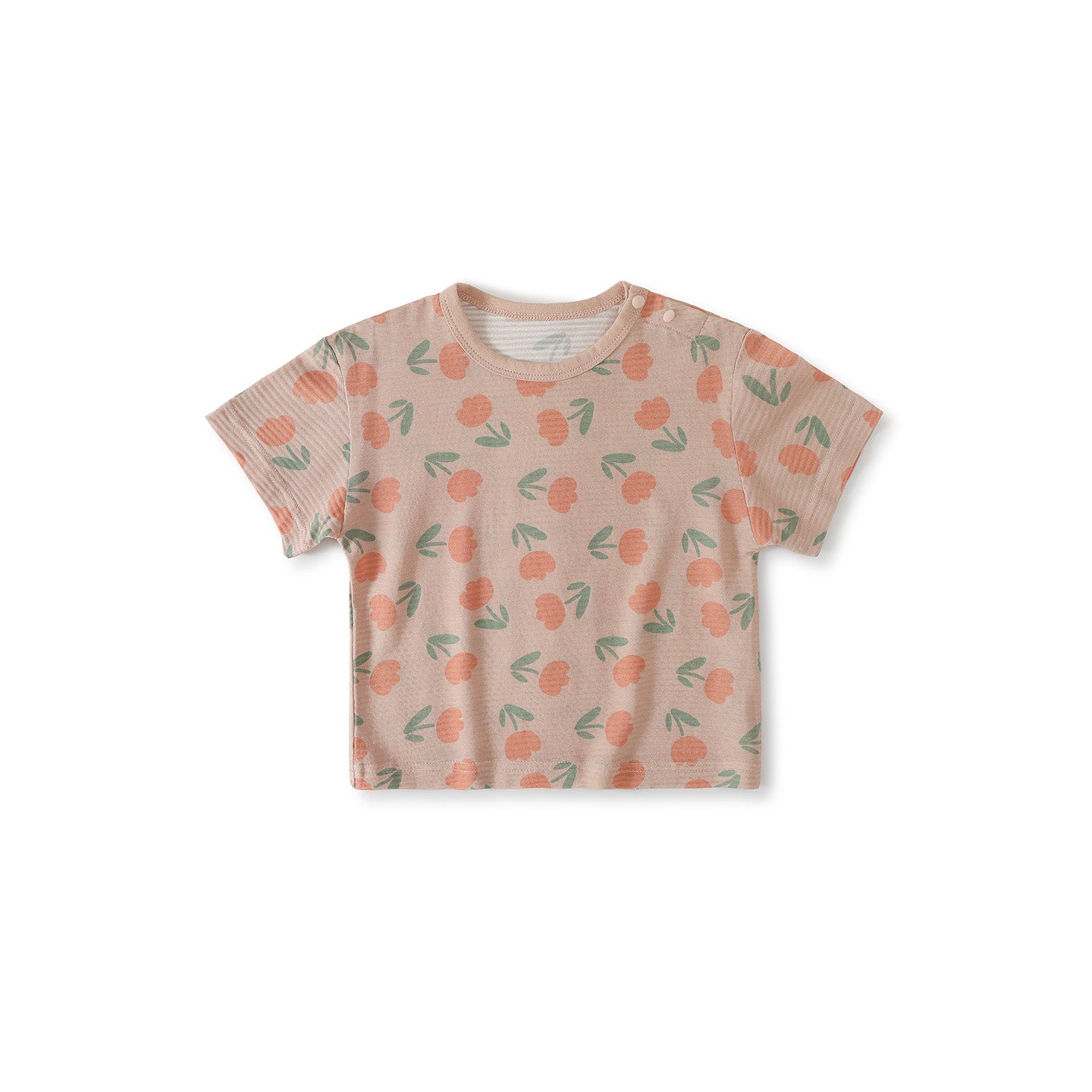 Balinova Baby Tencel Modal Short Sleeve T-Shirt, Soft Breathable Printed Top for Toddlers