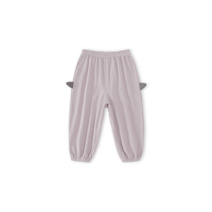 Balinova Baby mosquito-proof pants summer casual pants children's pants boys' pure cotton summer clothes girls' long pants baby open-crotch pants