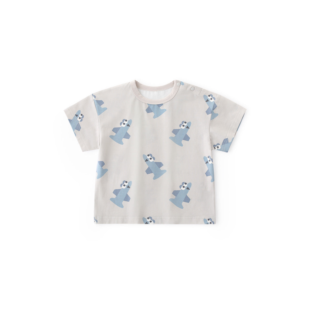Balinova Baby Air Cotton Short Sleeve T-Shirt, Breathable Cartoon Print Tee for Toddlers