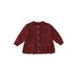 Balinova Cozy Cotton Baby Cardigan - Pom-Pom Bow Collection - Balinova