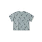 Balinova Baby Tencel Modal Short Sleeve T-Shirt, Soft Breathable Printed Top for Toddlers