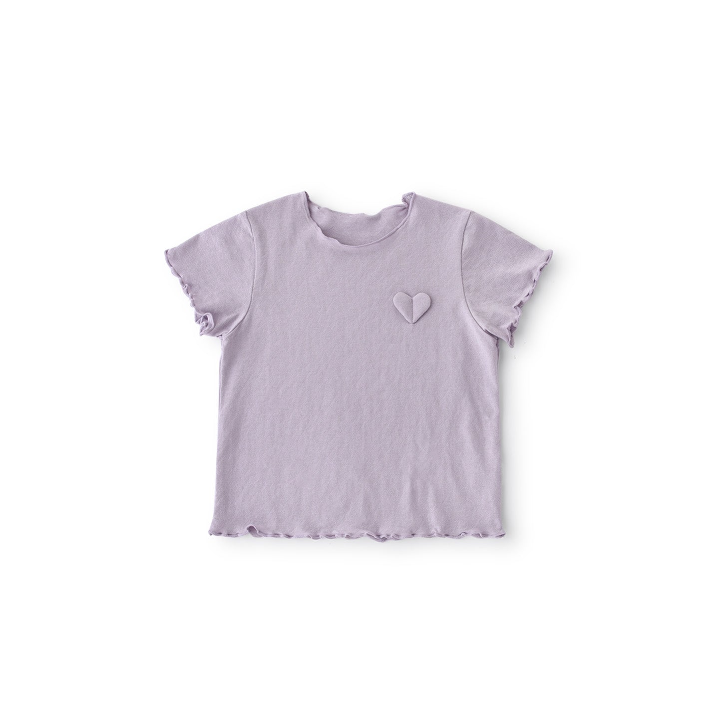 Balinova Toddler Girls Tencel Modal Short Sleeve Tops, Soft Ruffle Trim Breathable Shirts for Summer