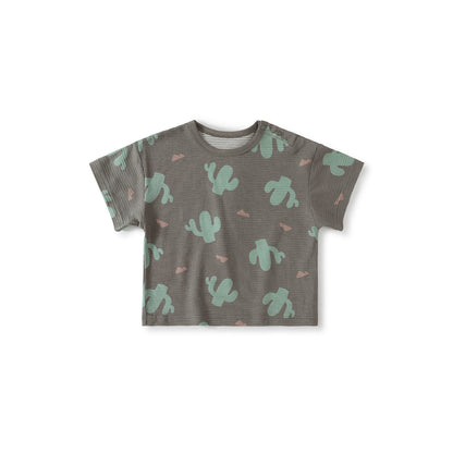 Balinova Baby Tencel Modal Short Sleeve T-Shirt, Soft Breathable Printed Top for Toddlers