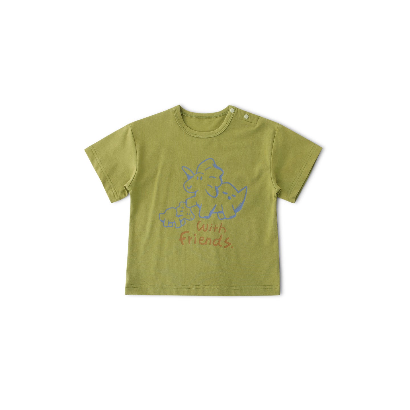 Balinova Baby 100% Cotton Short Sleeve T-Shirt, Breathable Cartoon Animal Print Top for Toddlers