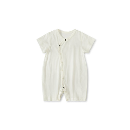 Balinova Baby Tencel Modal Blend Short Sleeve Rompers Ultra-Soft Breathable Newborn Bodysuits