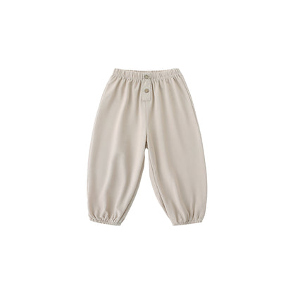 Balinova Toddler Silk Blend Tencel Modal Jogger Pants Breathable Loose Fit Pants for Boys and Girls