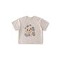 Balinova Baby Cotton Short Sleeve T-Shirt, Breathable Air Cotton Cartoon Print Tee for Toddlers