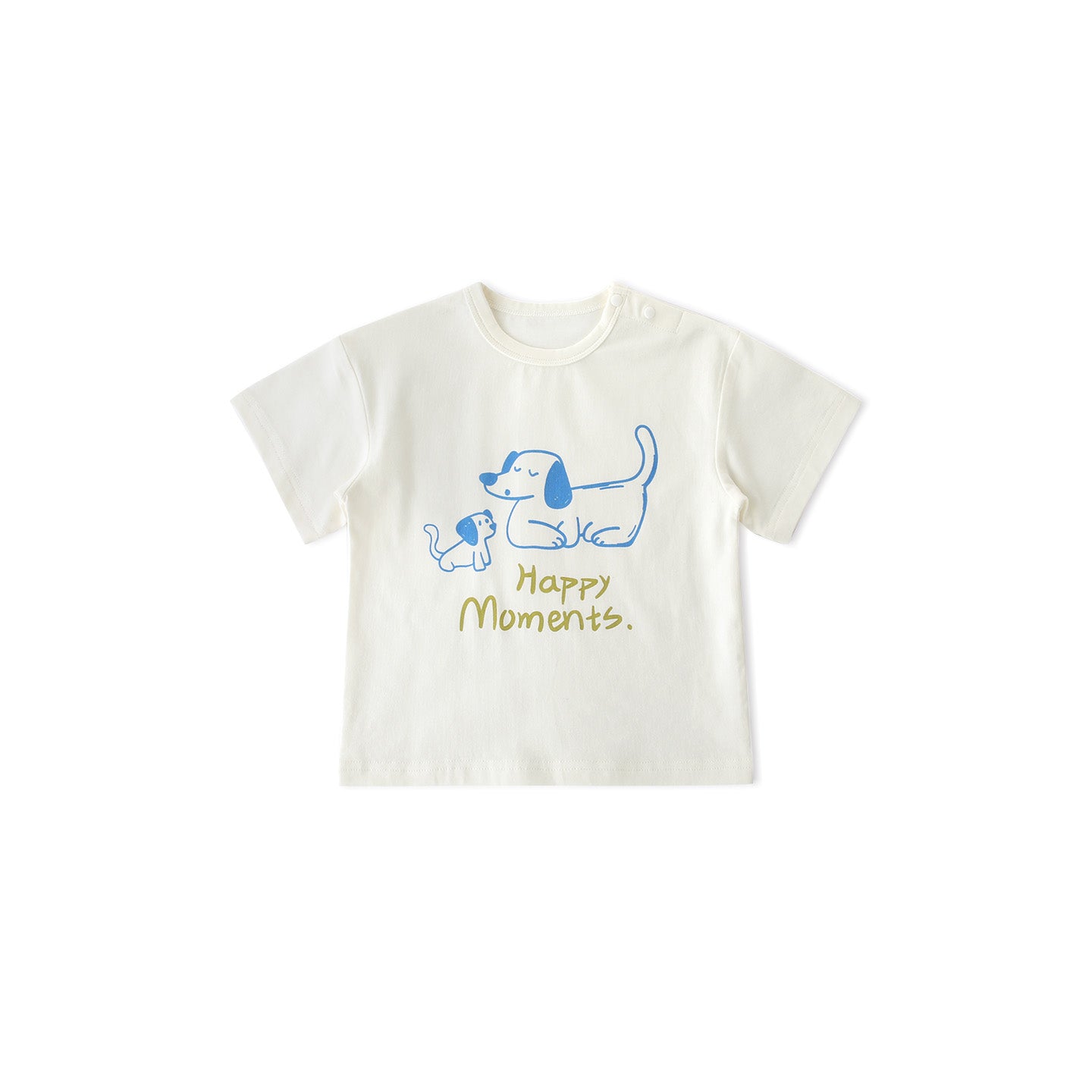 Balinova Baby 100% Cotton Short Sleeve T-Shirt, Breathable Cartoon Animal Print Top for Toddlers