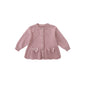 Balinova Cozy Cotton Baby Cardigan - Pom-Pom Bow Collection - Balinova