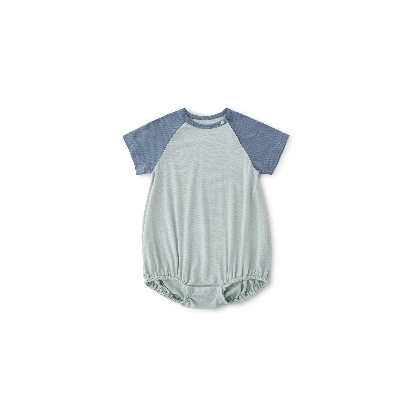 Balinova Baby Silk Blend Short Sleeve Rompers Raglan Sleeve Breathable Bodysuits for Infants