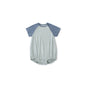 Balinova Baby Silk Blend Short Sleeve Rompers Raglan Sleeve Breathable Bodysuits for Infants