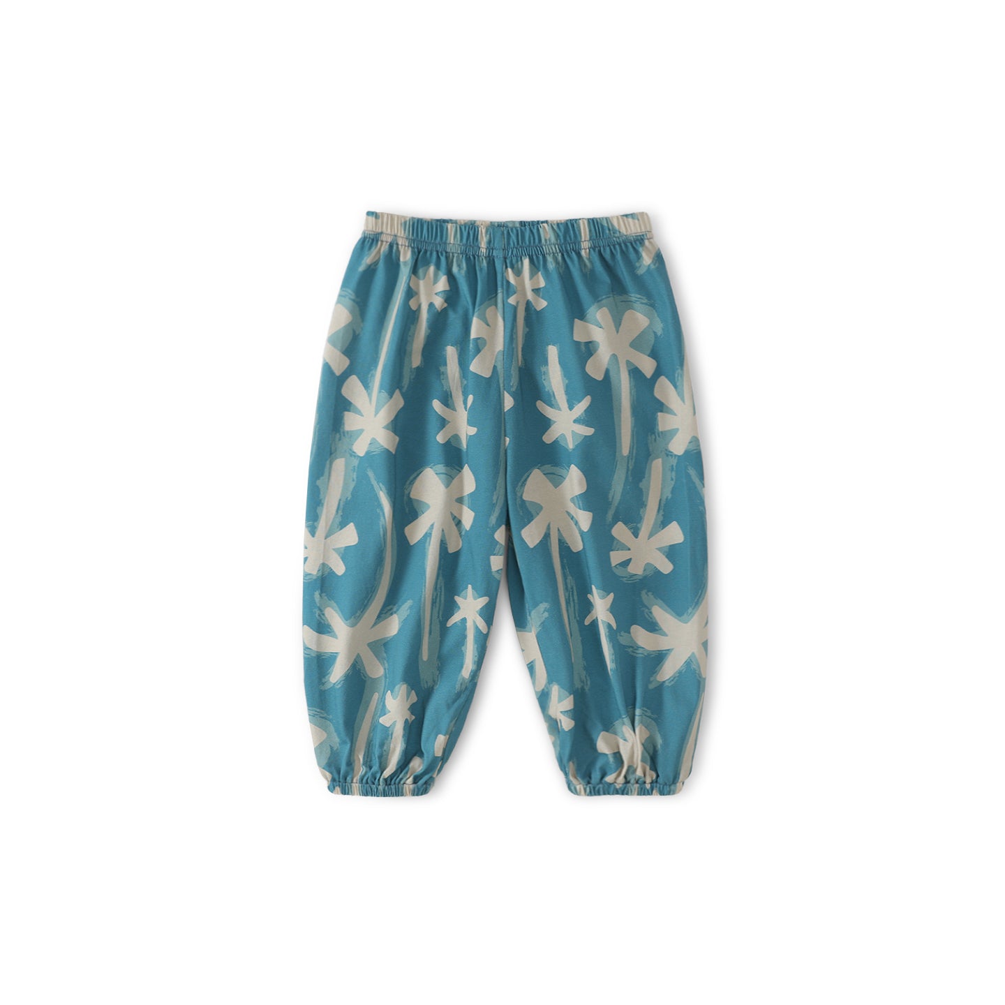 Balinova Kids Ice Cool Cotton Pants, Breathable Printed Loose-Fit Summer Joggers for Toddlers
