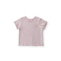 Balinova Toddler Girls Tencel Modal Short Sleeve Tops, Soft Ruffle Trim Breathable Shirts for Summer