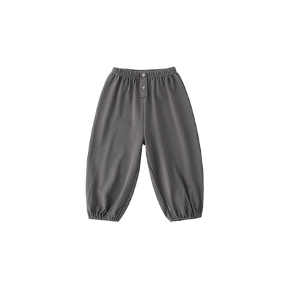 Balinova Toddler Silk Blend Tencel Modal Jogger Pants Breathable Loose Fit Pants for Boys and Girls