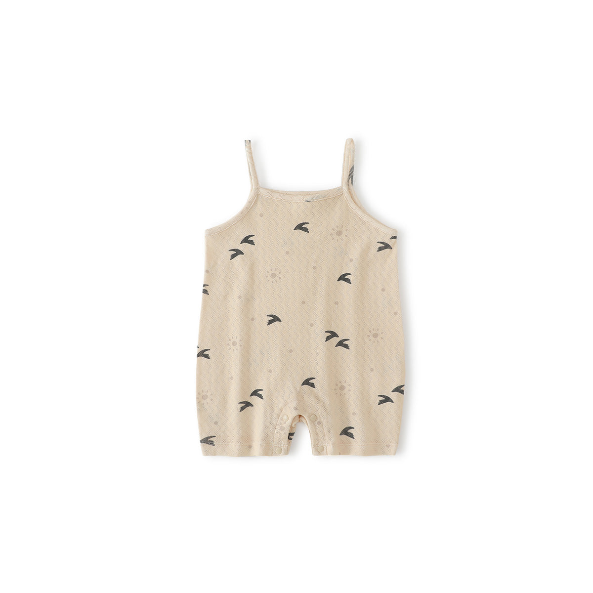 Balinova Baby Breathable Cotton Sleeveless Romper, Mesh Knit Summer Bodysuit for Newborns