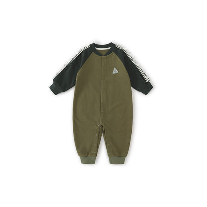Balinova Cool Day Side-Stripe Romper - Baby Play & Sleep Jumpsuit
