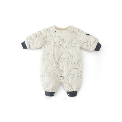 Balinova Quilted Baby Romper - Warm, Lightweight Winter Essential