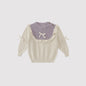 Girls' sweater 2026 new spring and autumn children's knitwear sweet and cute spring clothing pure cotton top baby girls' knitted sweater - Balinova