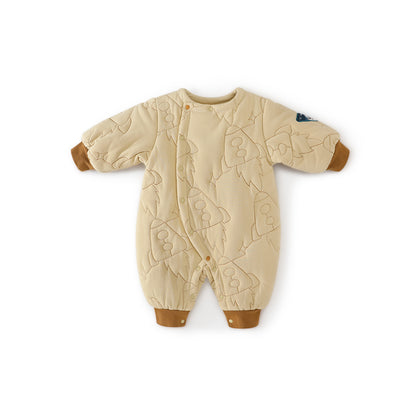 Balinova Quilted Baby Romper - Warm, Lightweight Winter Essential